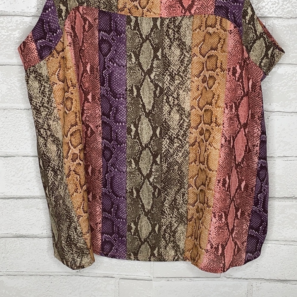 NWT HIATUS Snake Print Tank Top - Picture 7 of 15
